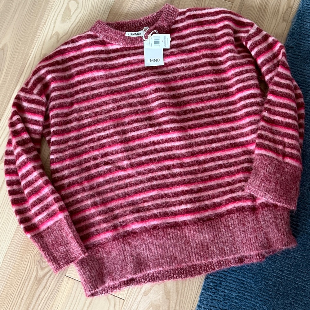 LMND Striped Pink Sweater